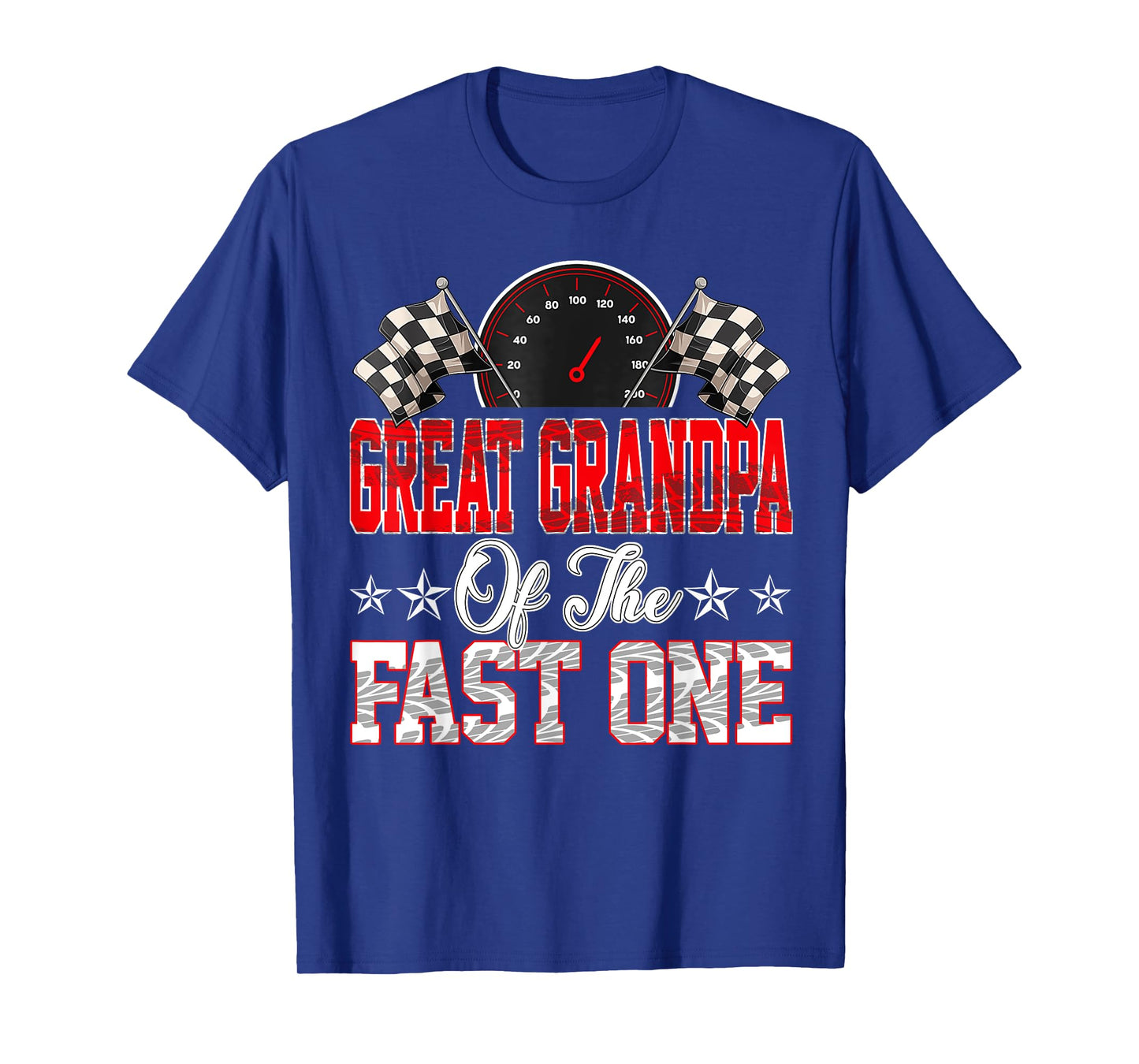 Great Grandpa Of The Fast One First Birthday Racing Car T-Shirt