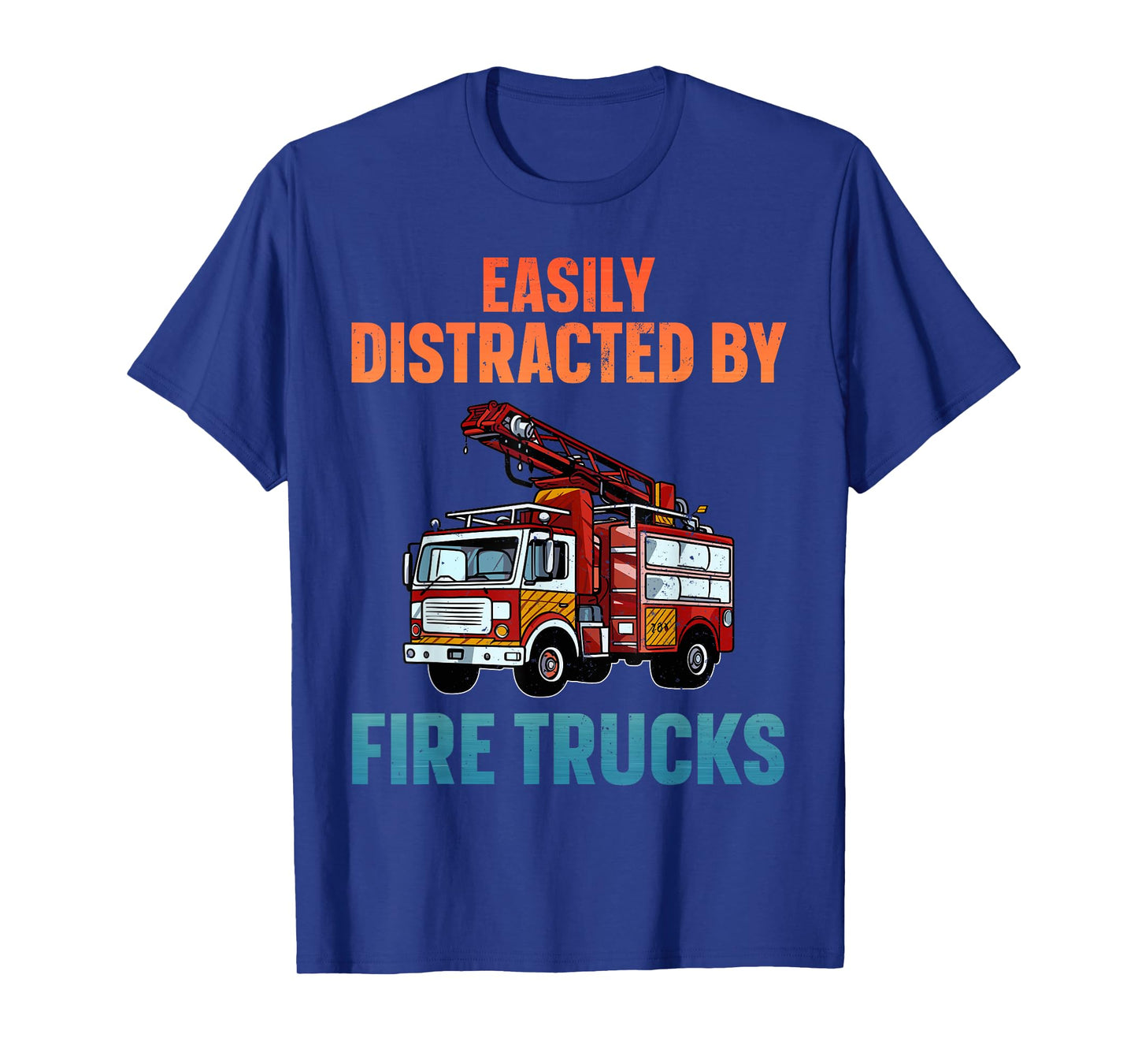 Cute Firefighter Design For Men Women Fireman Fire Truck T-Shirt
