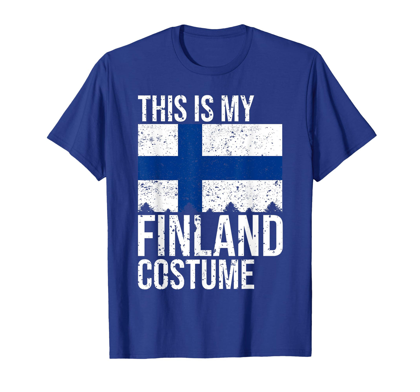 Vintage This is my Finland Flag Costume design For Halloween T-Shirt
