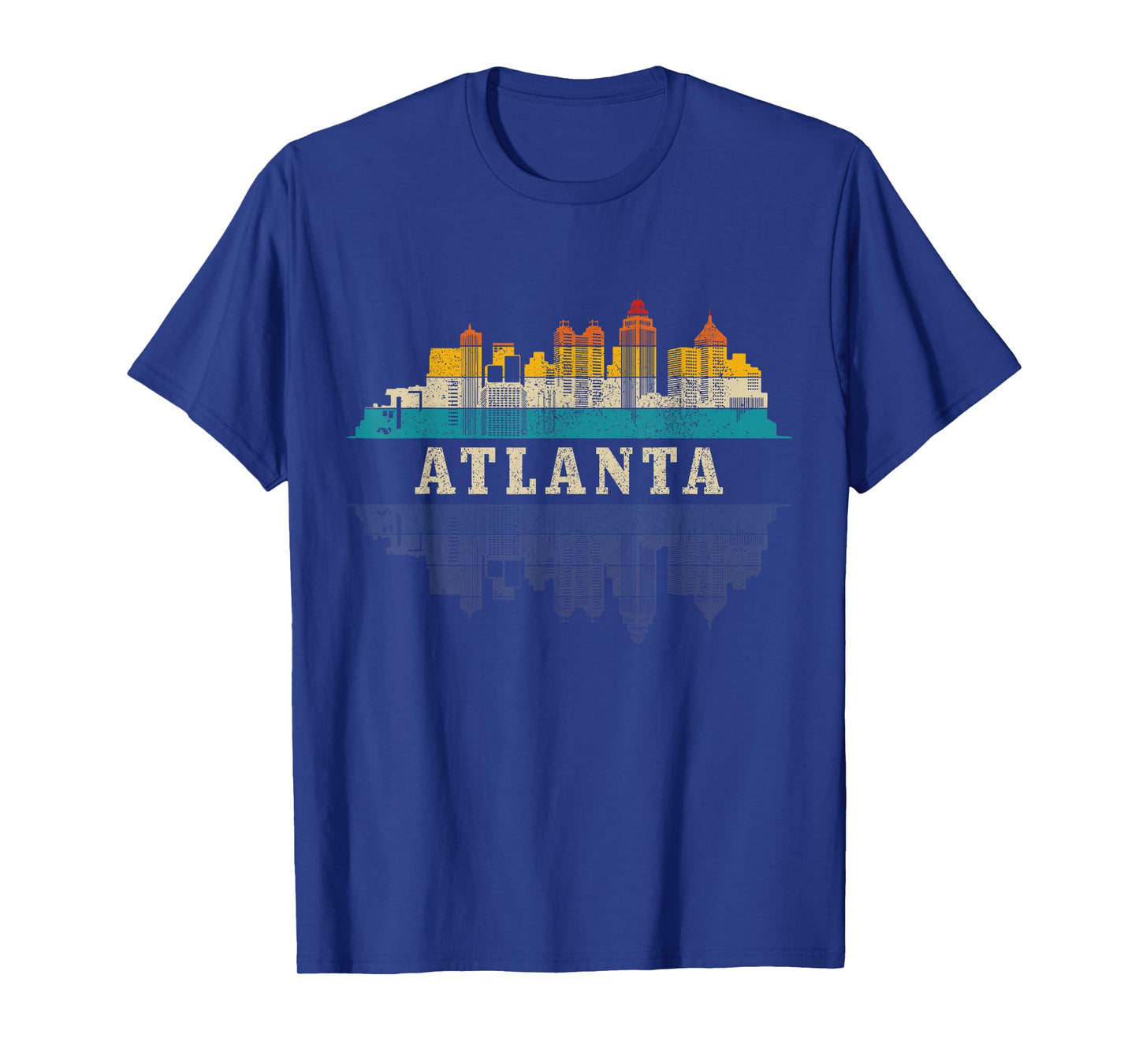 Atlanta Skyline Georgia ATL Vintage Pride Retro T-Shirt