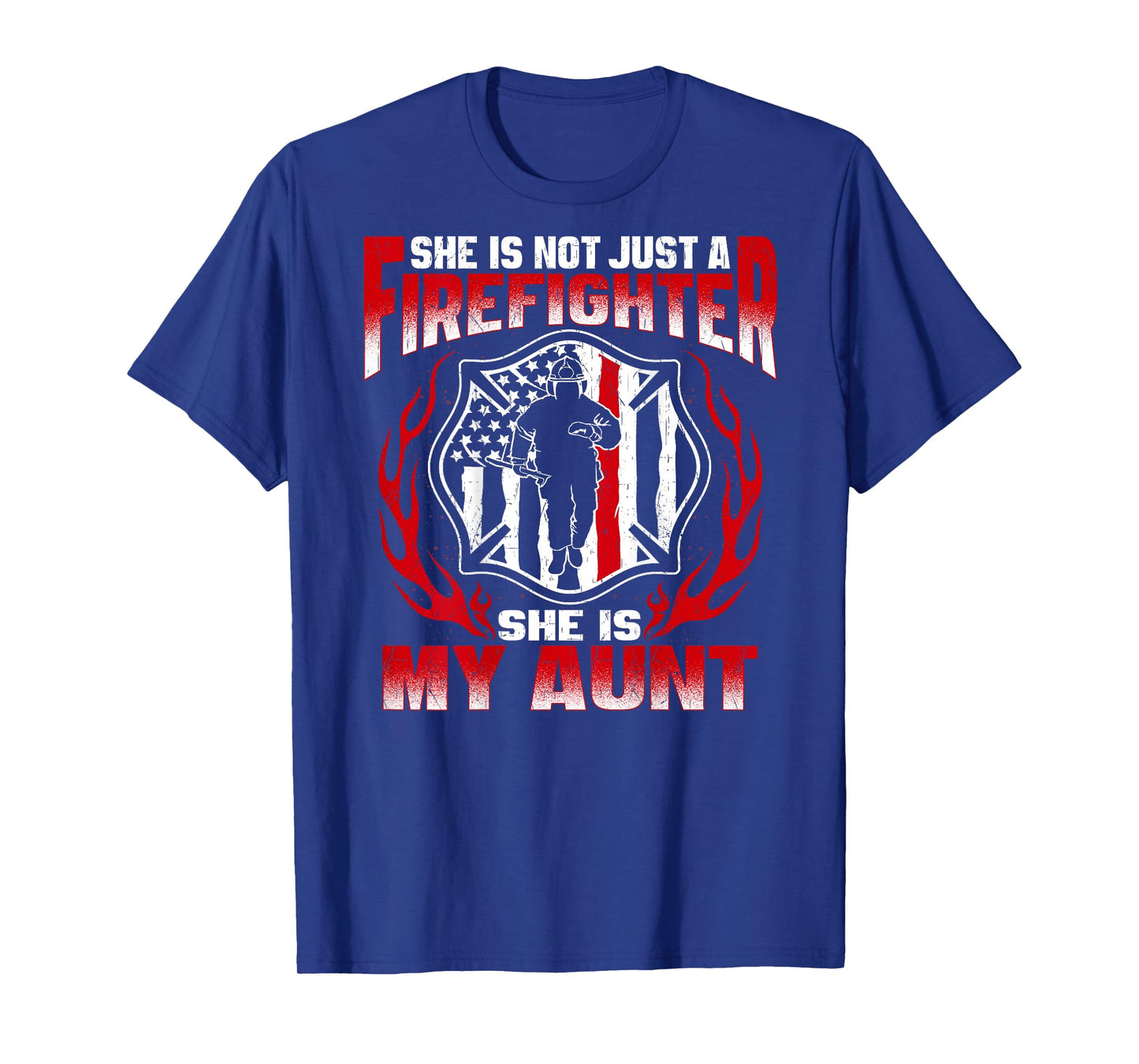 My Aunt Is A Firefighter Hero Proud Fire Niece Nephew Gifts T-Shirt