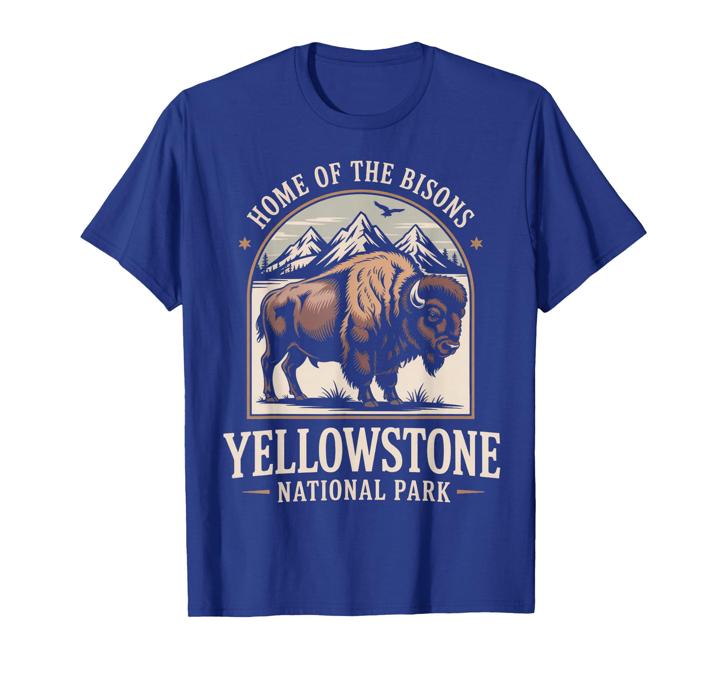 Wyoming Buffalo Home of The Bison Yellowstone National Park T-Shirt