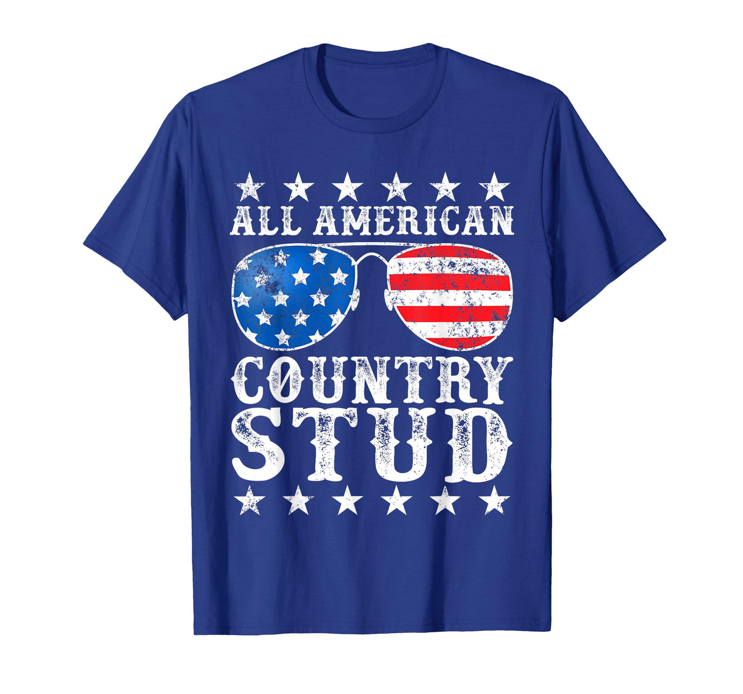 All American Stud Boy Country 4th of July USA Flag Gift T-Shirt