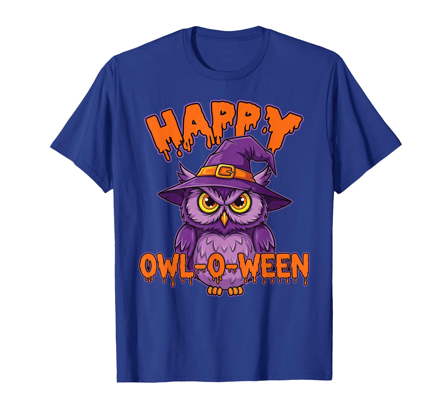 Happy Owl-O-Ween Spooky Owl Costume for Halloween Funny T-Shirt