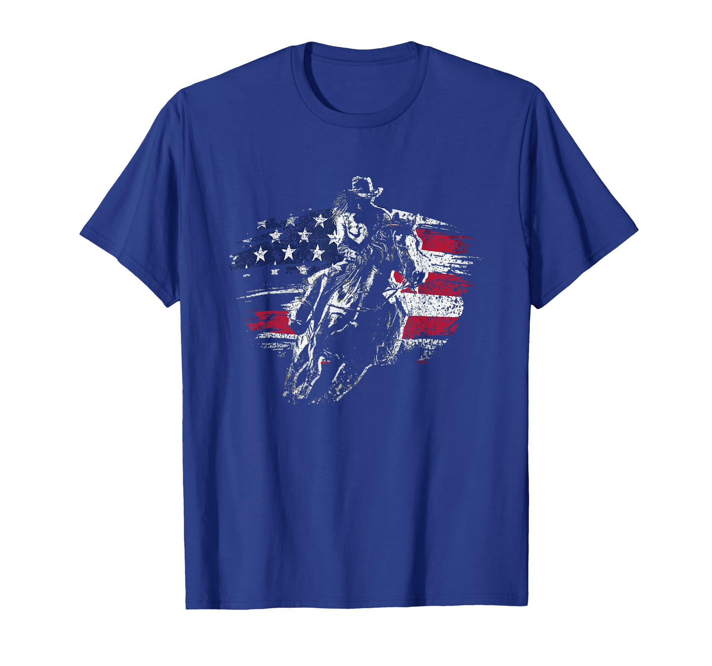 Patriotic Cowboy Rodeo Western Texas Cowboy T-Shirt