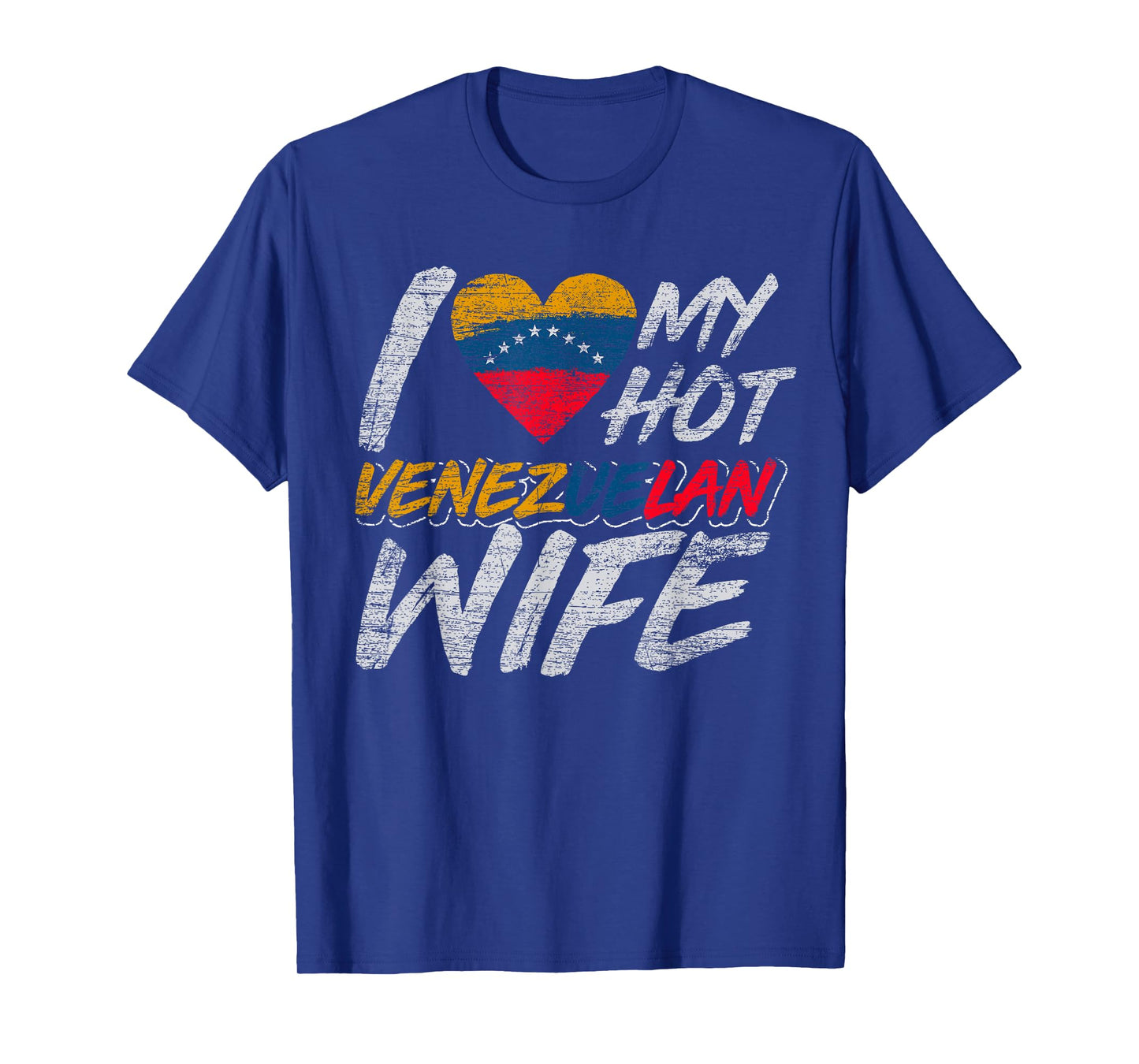 Funny Husband Gift I Love My Hot Venezuelan Wife Venezuela T-Shirt