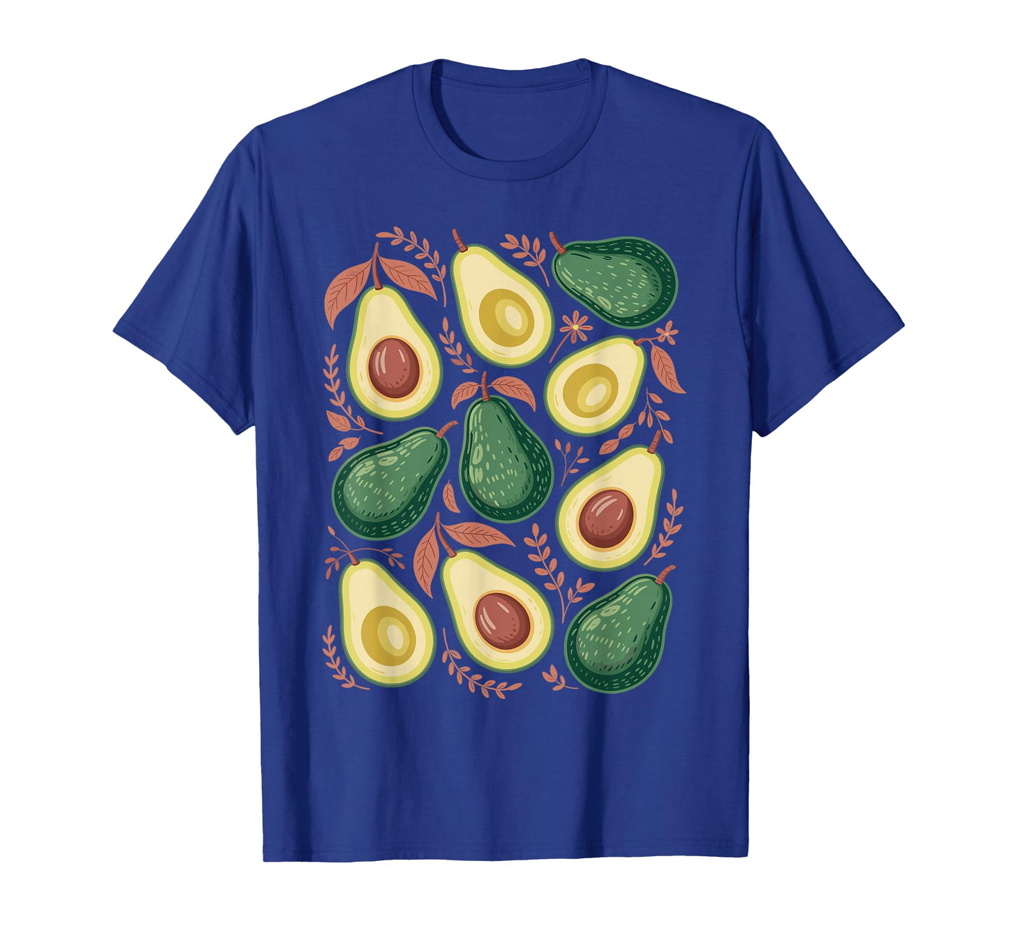Avocado Boho Floral Nature Lover Aesthetic T-Shirt