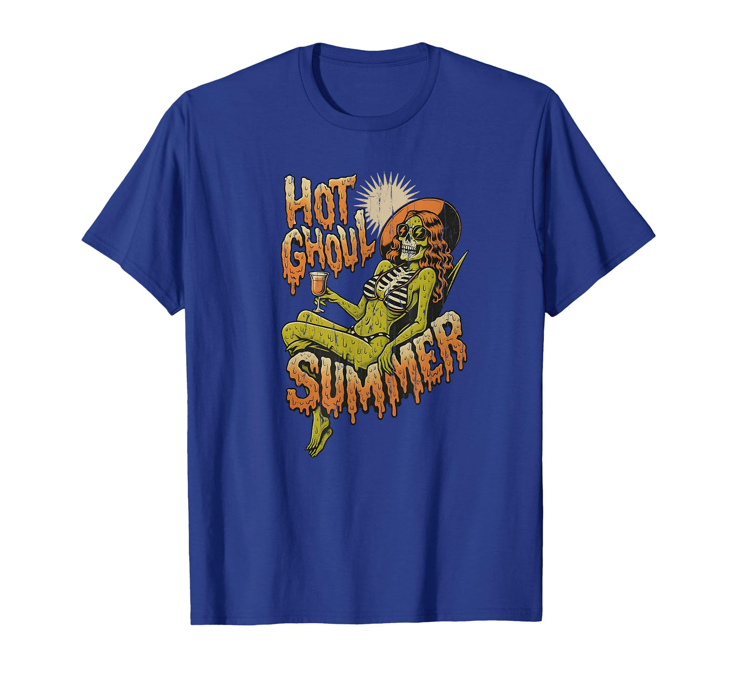 Hot Ghoul Summer, Hot Zombie Girl Halloween In Summer T-Shirt