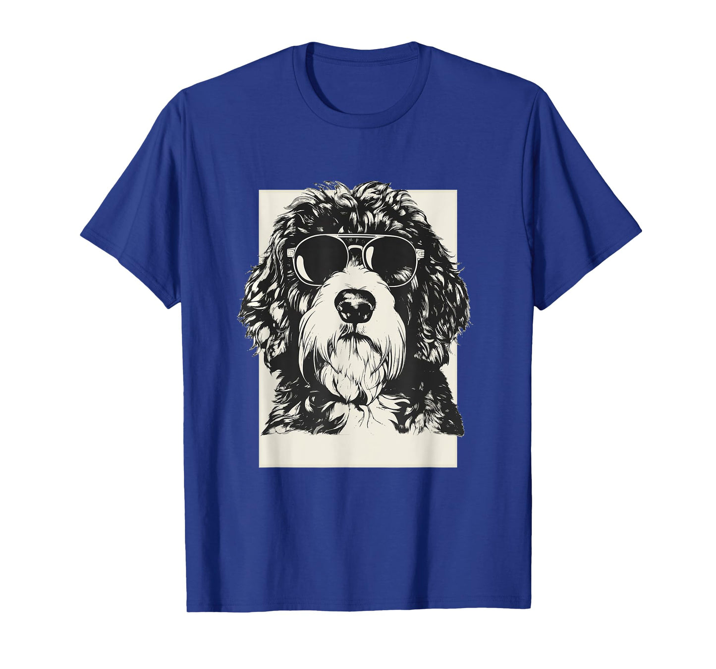 Saint Berdoodle Sketch Dog Funny Art Sketch Men Women Girls Kids T-Shirt