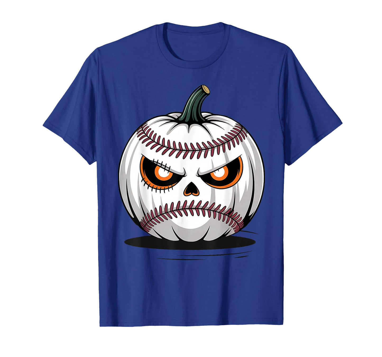 Angry Baseball Pumpkin for Halloween T-Shirt