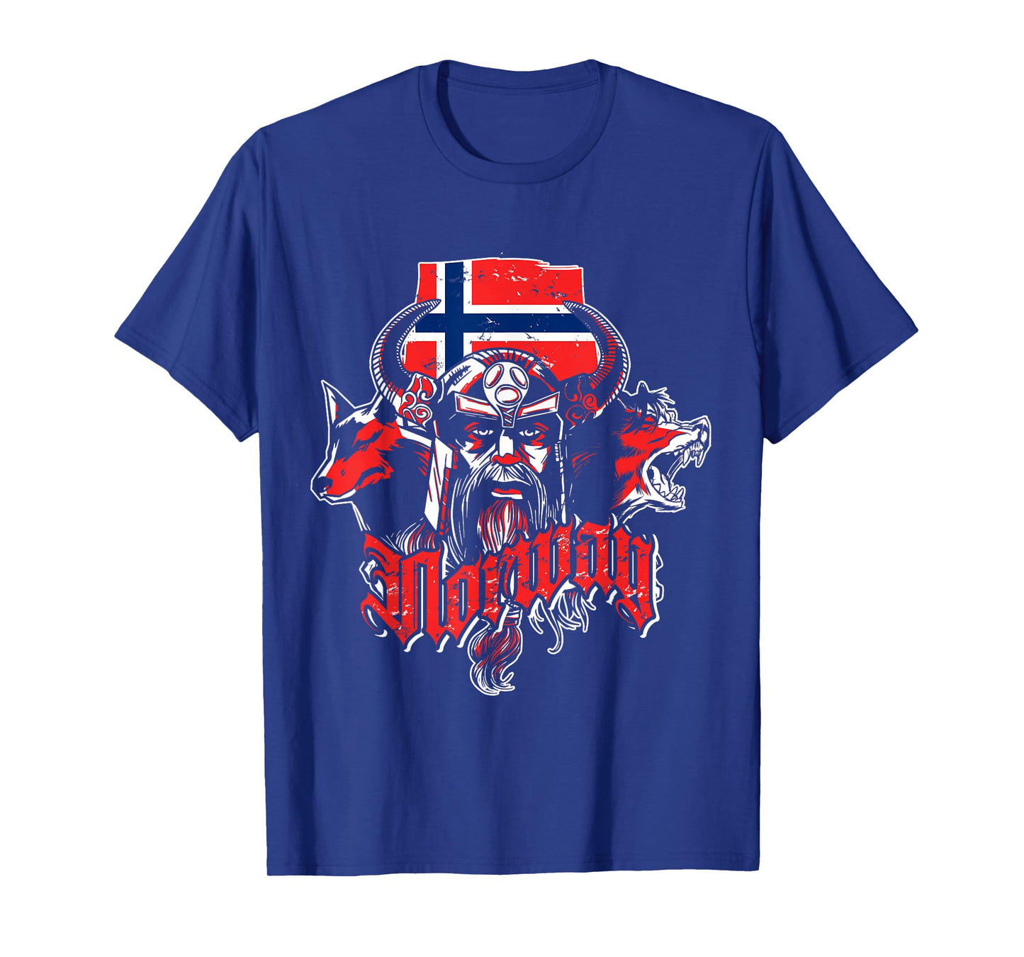 Viking Wolf Gift Oslo Norway T-Shirt