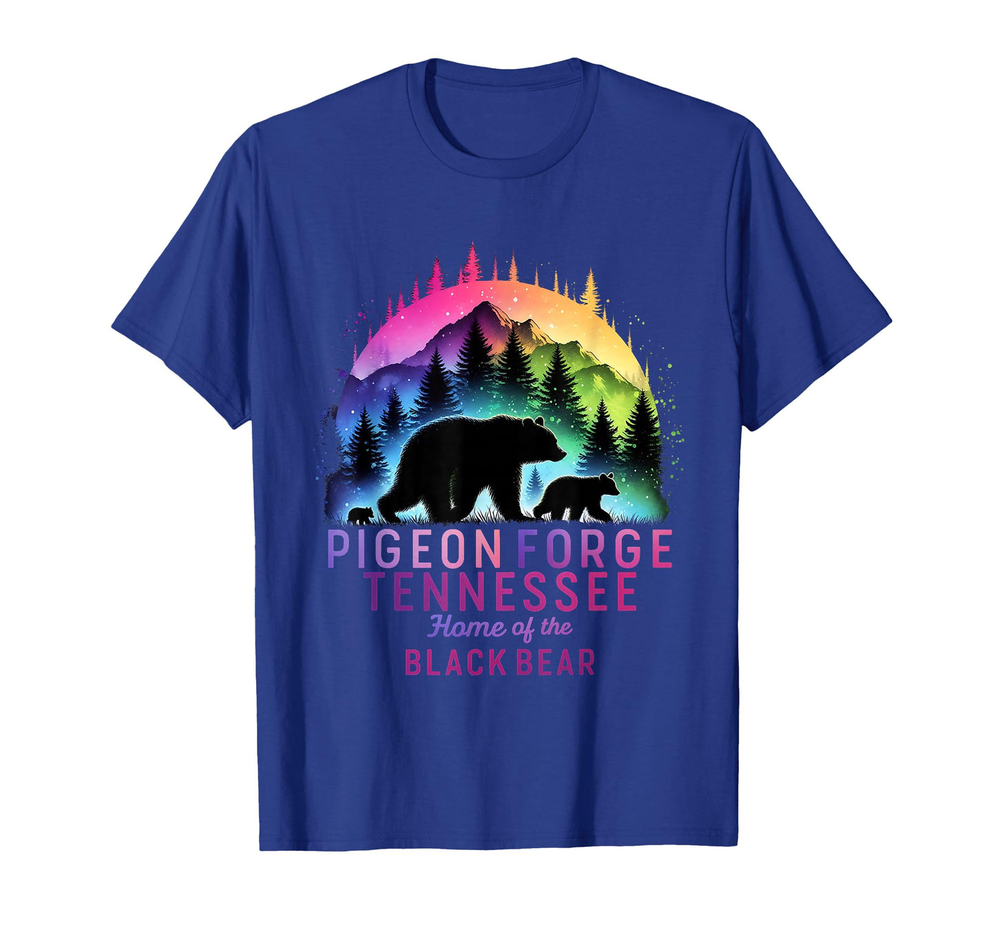 Home Black Bear Family Vacation Crew Pigeon Forge Tennessee T-Shirt