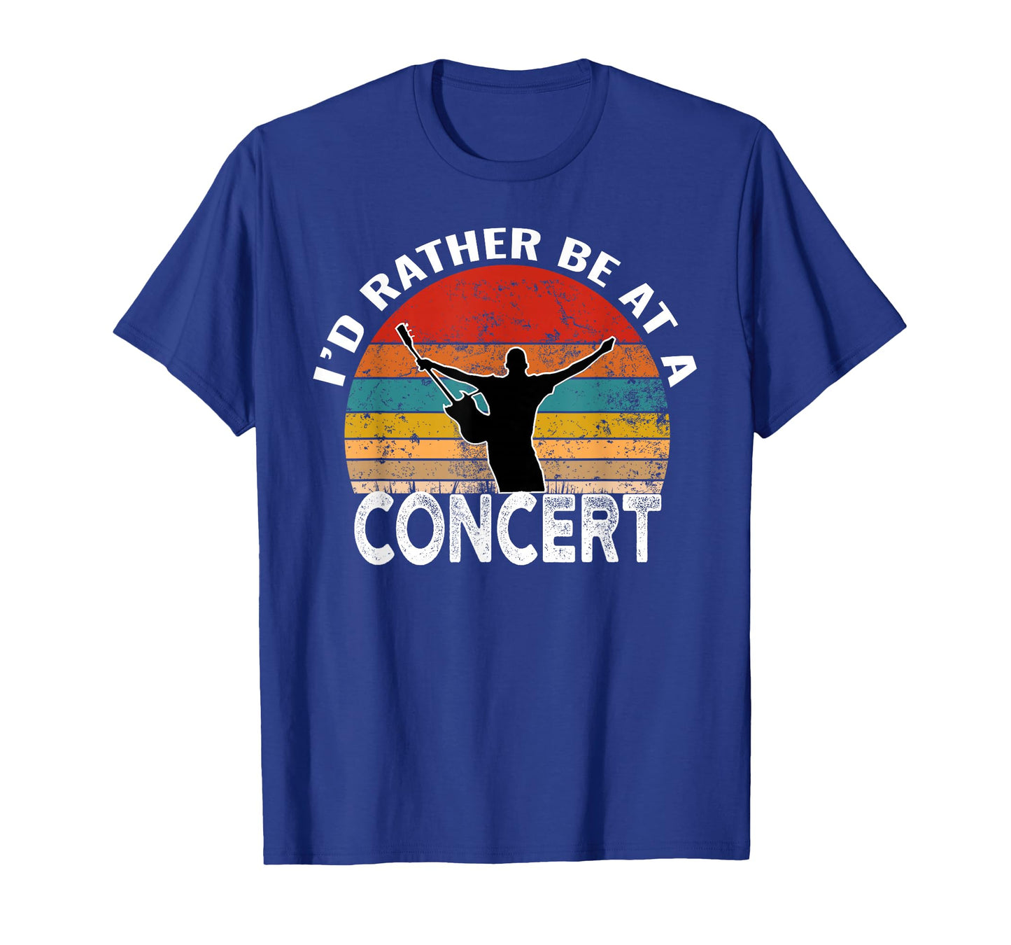 I'd Rather Be At A Concert Funny Music Concert Lover T-Shirt