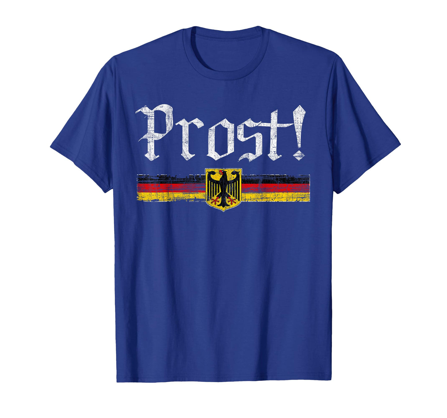 Oktoberfest Drinking Men Women Vintage German Flag Prost T-Shirt