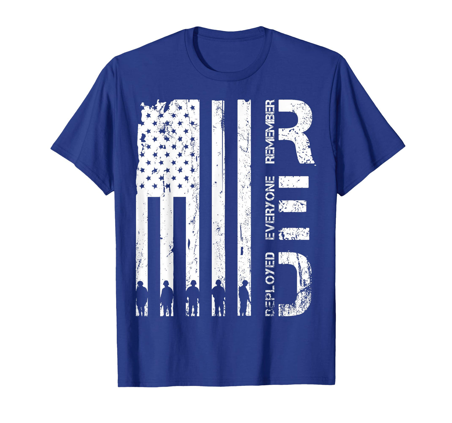 Red Remember Everyone Deployed Military Friday Wear Veterans T-Shirt