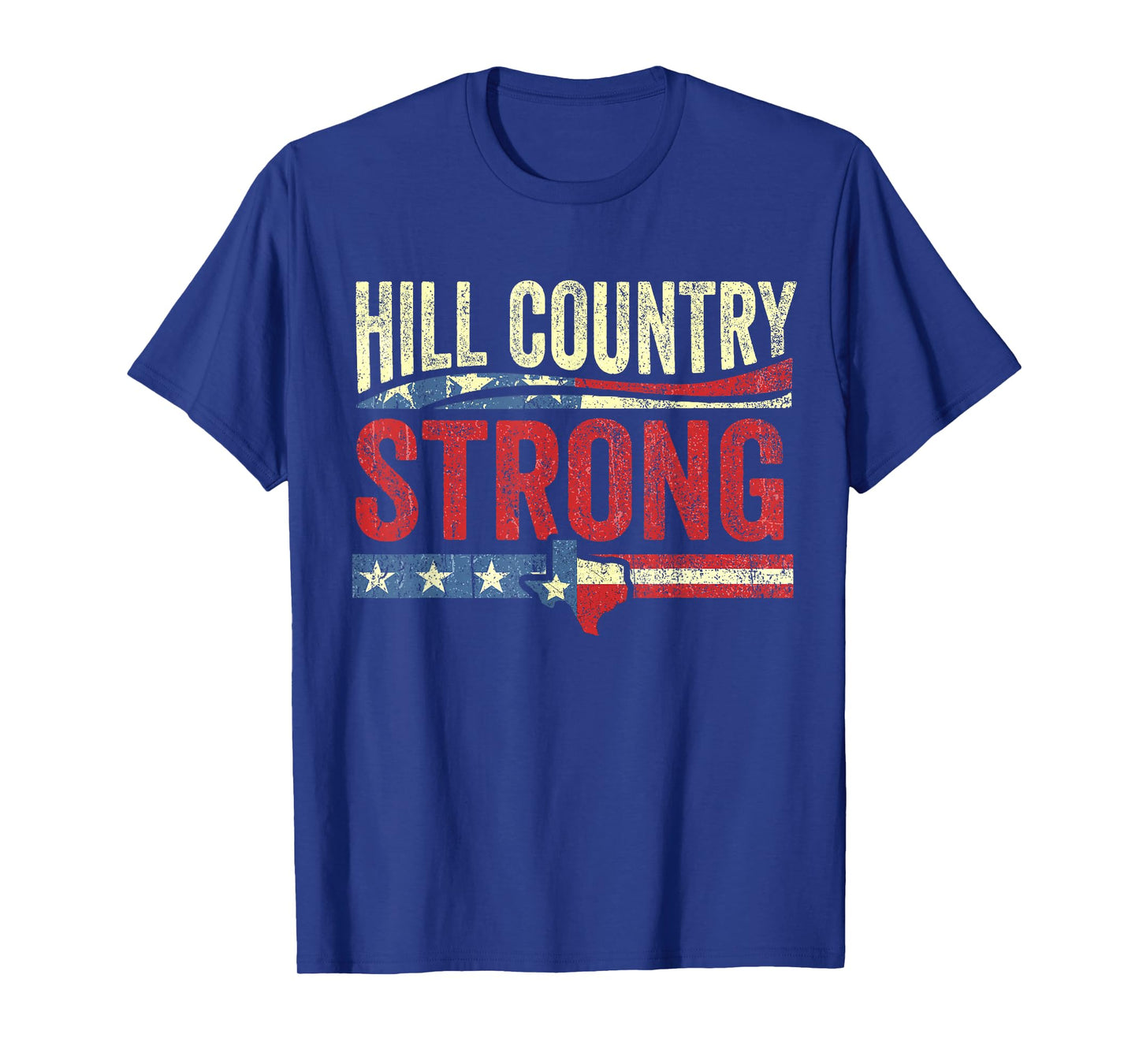 Retro Hill Country Strong- Texas T-Shirt