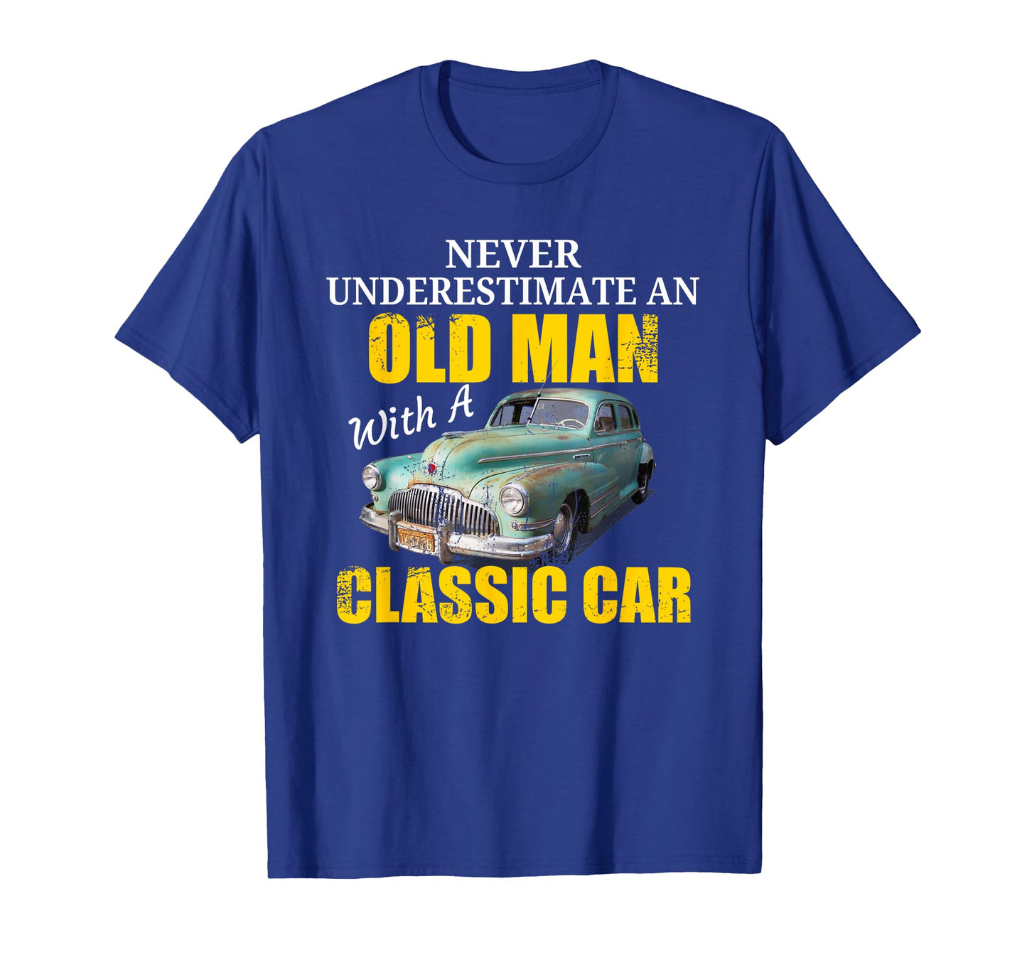 CLASSIC CAR T Shirt Old Man Vintage Car Shirts T-Shirt