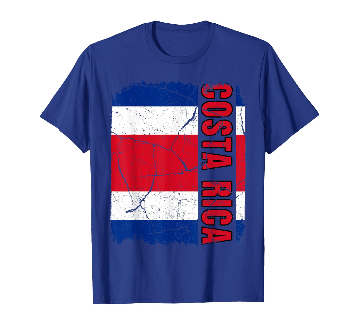 Vintage Costa Rican Flag Costa Rica Pride Root Heritage Gift T-Shirt