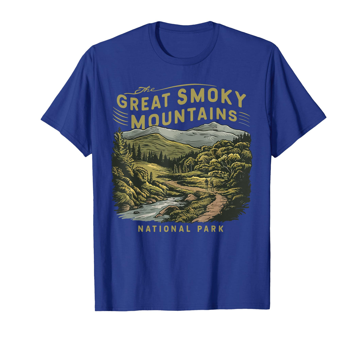 Great Smoky Mountain US National Park Vintage Men Women Kids T-Shirt