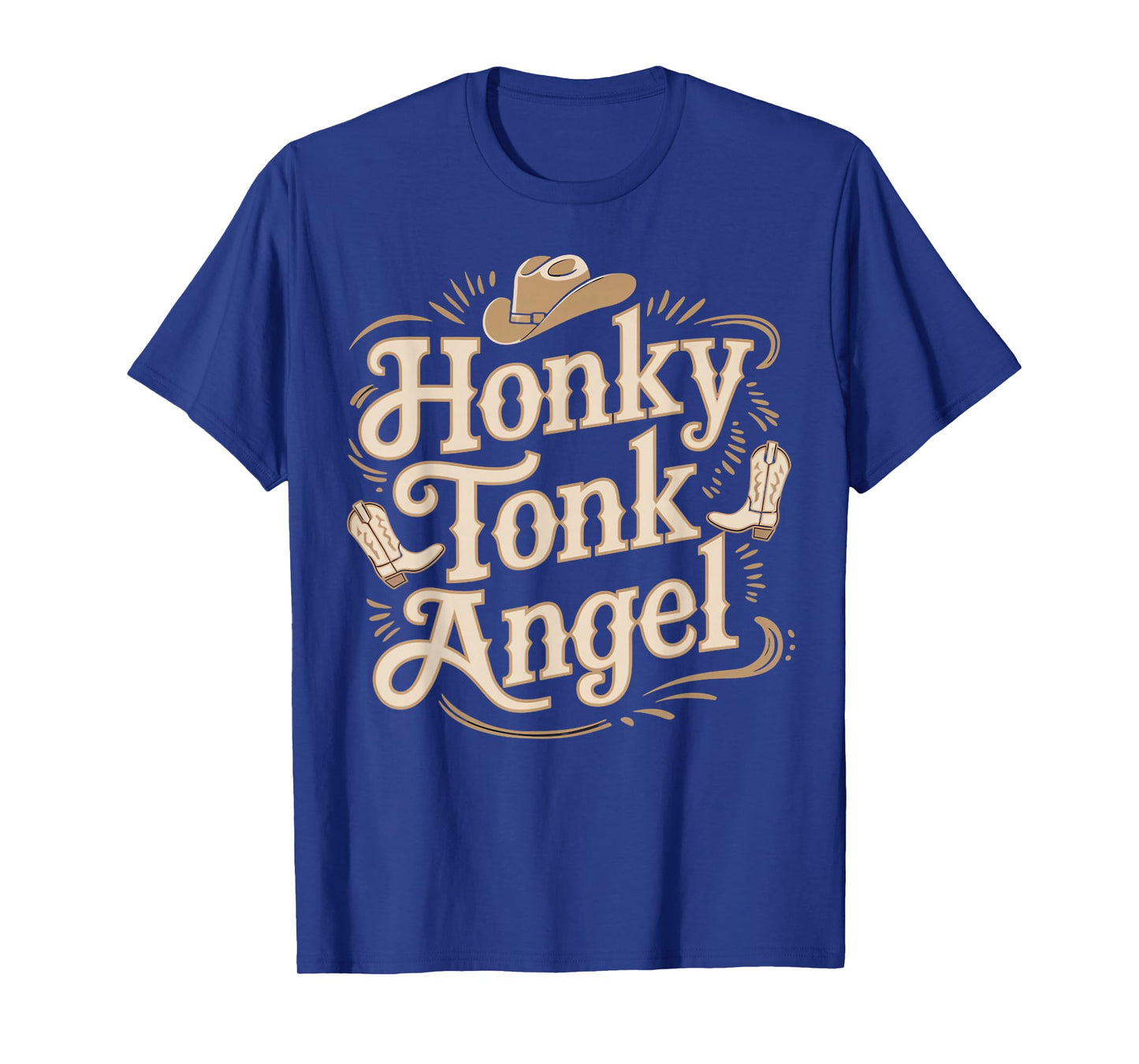 Honky Tonk Angel Western Farm Musician Honky Tonk T-Shirt