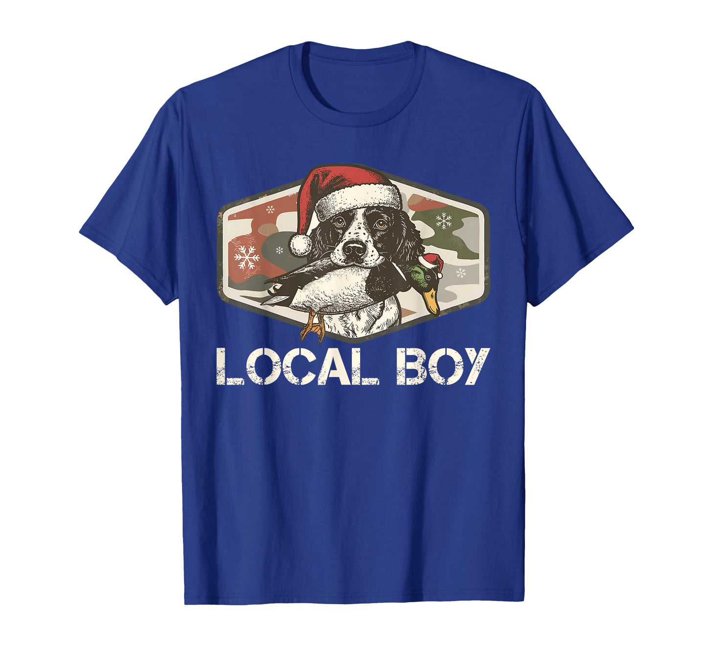 Local Southern Boy Duck Hunting Black Lab Outdoor Vintage T-Shirt