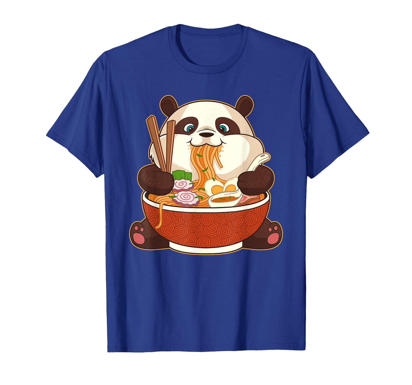 Kawaii Cute Anime Panda Otaku Japanese Ramen Noodle T-Shirt