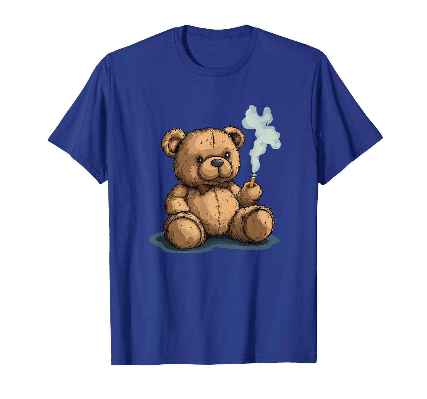 Silly Teddy Bear with Smoking Cigarette Costume T-Shirt