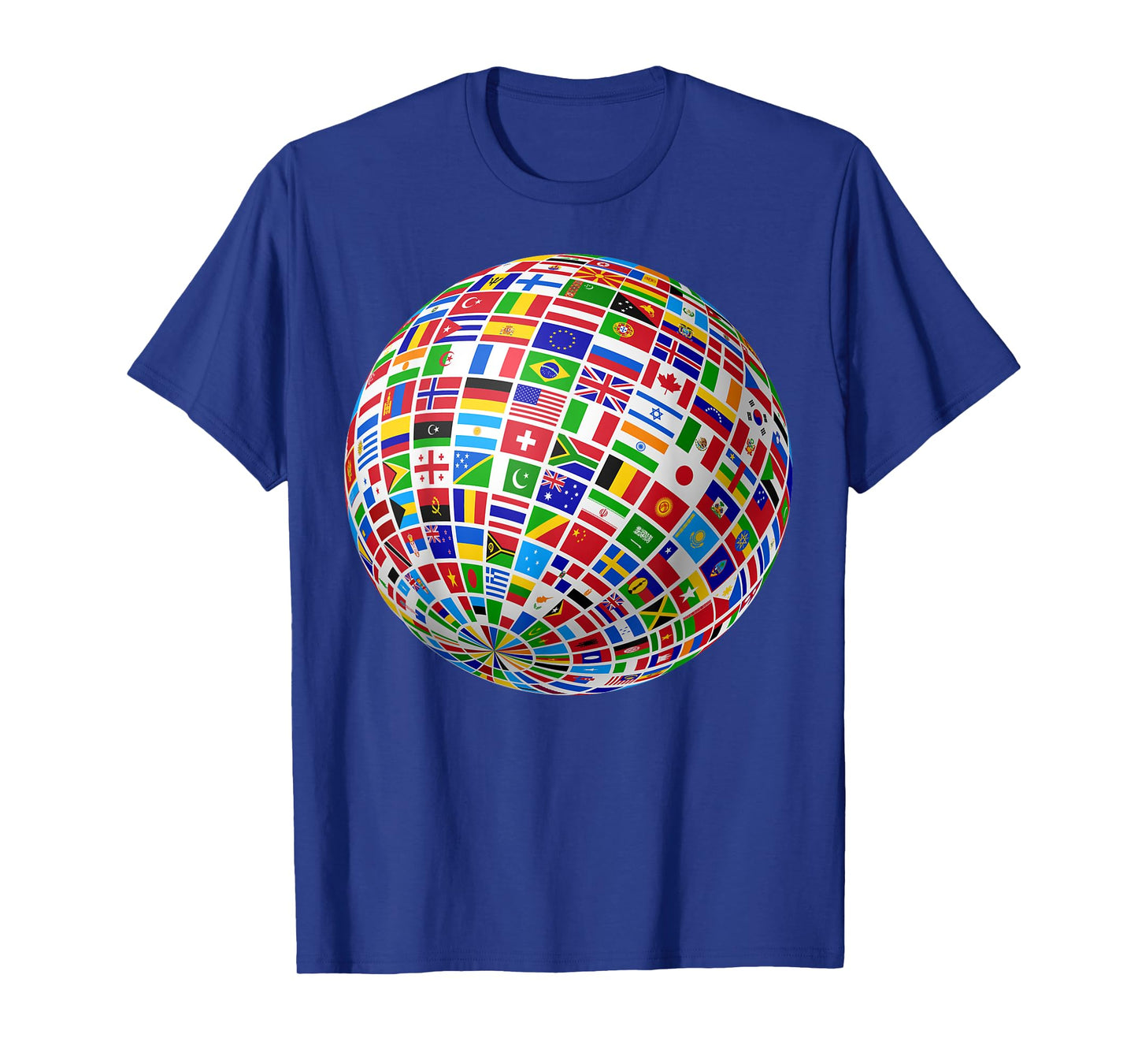 International World Flags T-shirt Flags World Map Tshirt T-Shirt