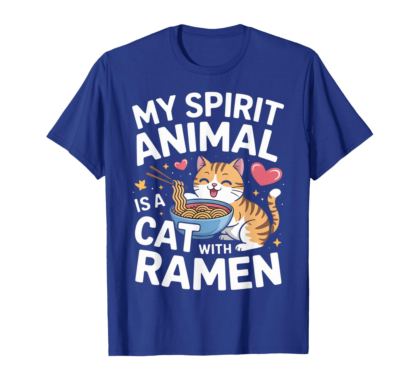 My Spirit Animal is A Cat with Ramen Kawaii Noodles T-Shirt