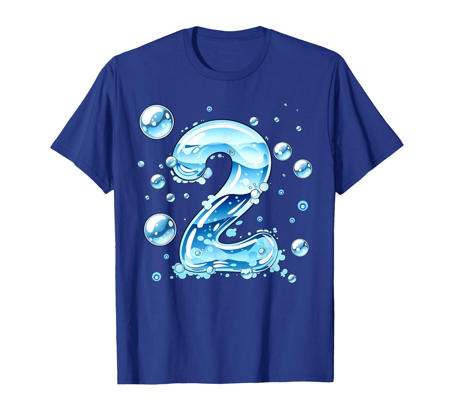 Kids 2nd Birthday Bubble Themed Birthday Party T-Shirt