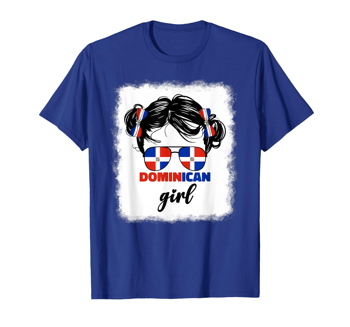 Cute Dominican Girl Baby Girls Kids Republic Dominicana Flag T-Shirt