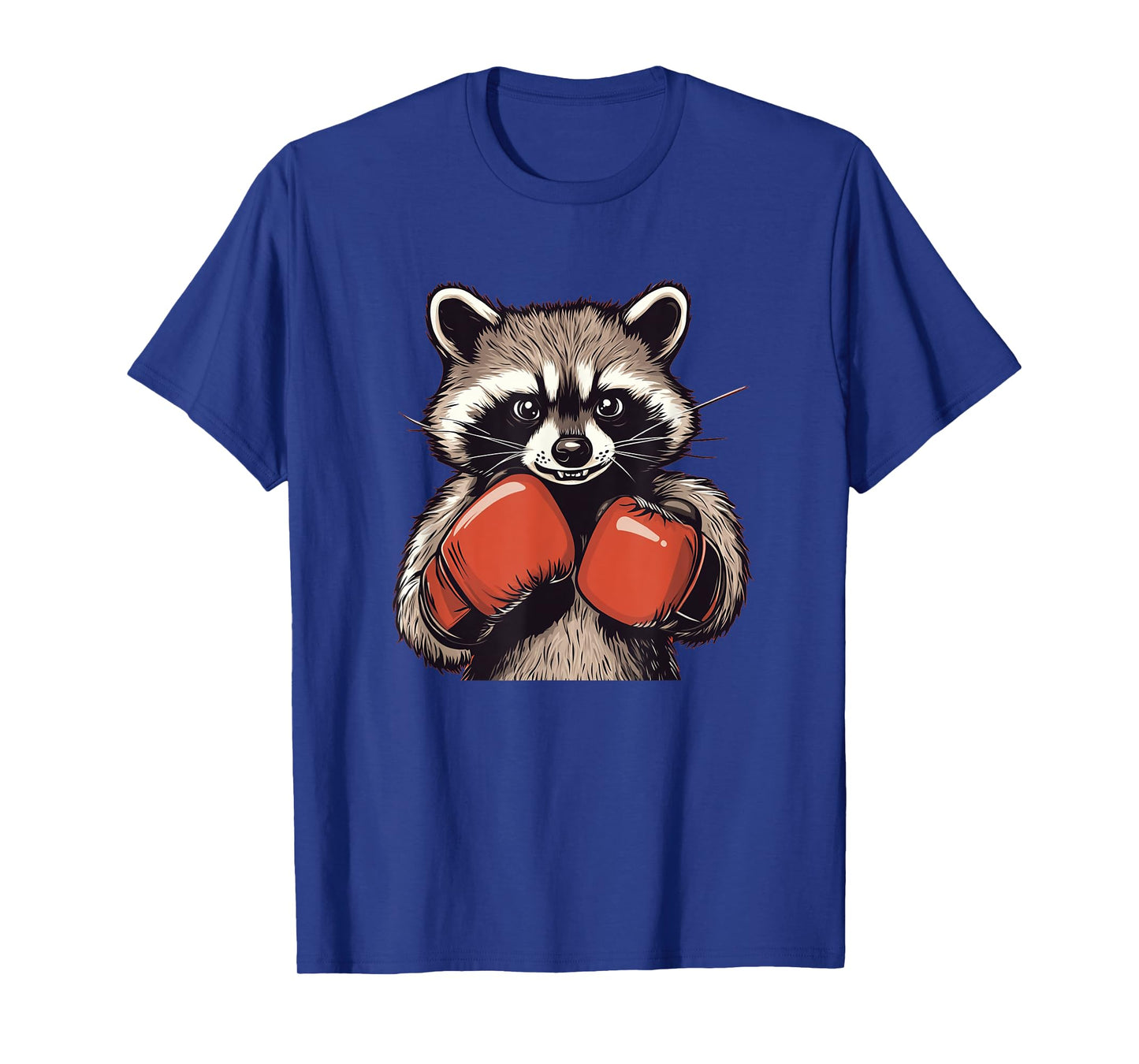 Funny Raccoon Costume for Sport and Boxing Gloves Lovers T-Shirt