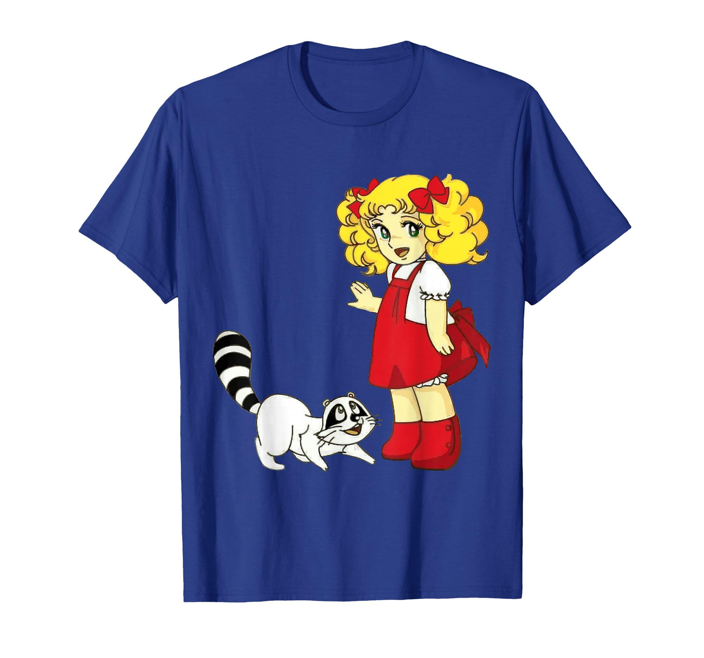 Candy Raccoon Retro Japanese Small Vintage 80s Anime Manga T-Shirt