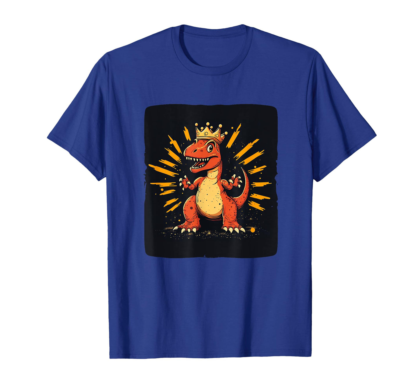 Cool Red Dinosaur with Crown Costume for Kingdom Lovers T-Shirt
