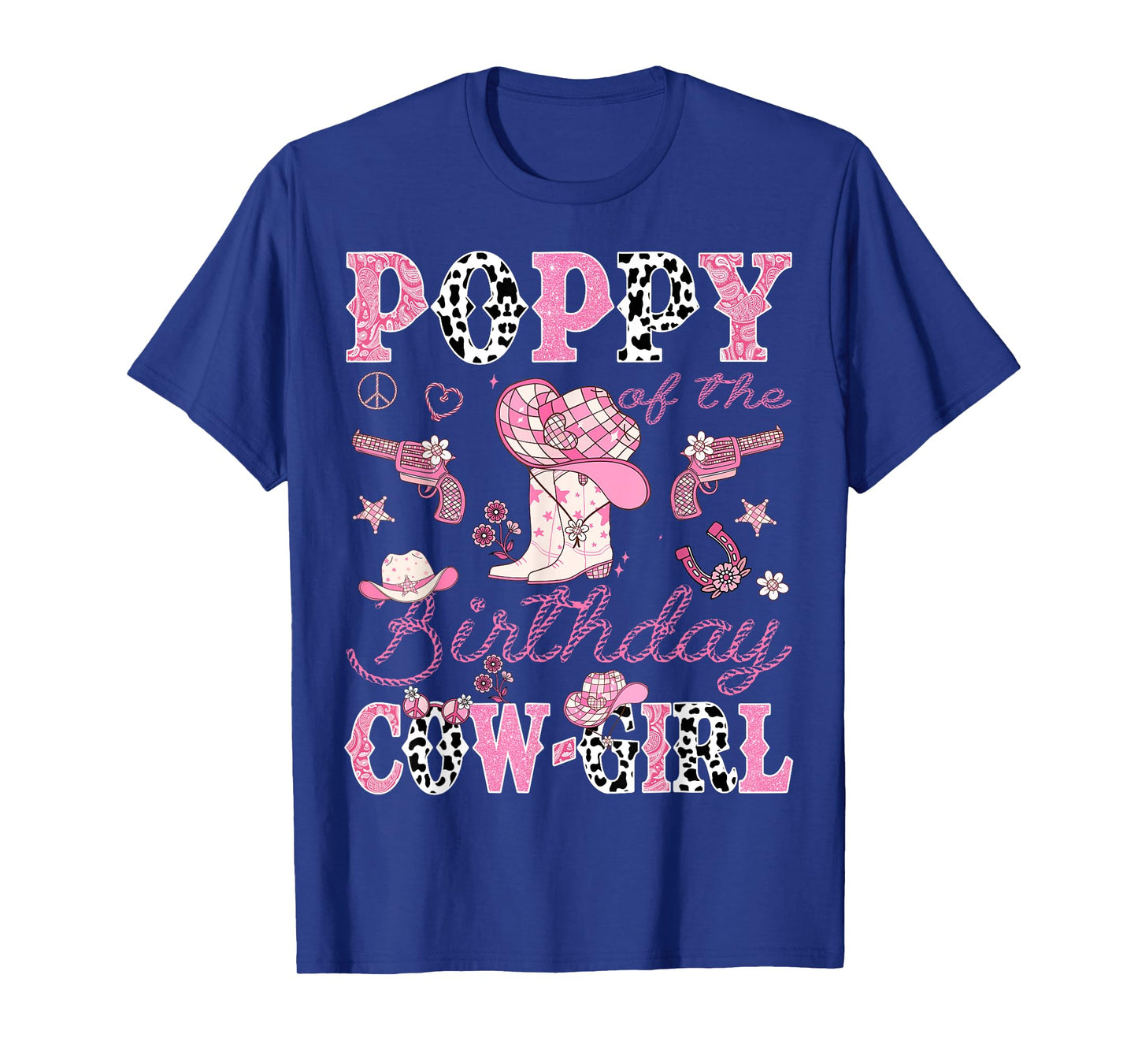 Poppy Of The Birthday CowGirl Western Rodeo Poppy T-Shirt