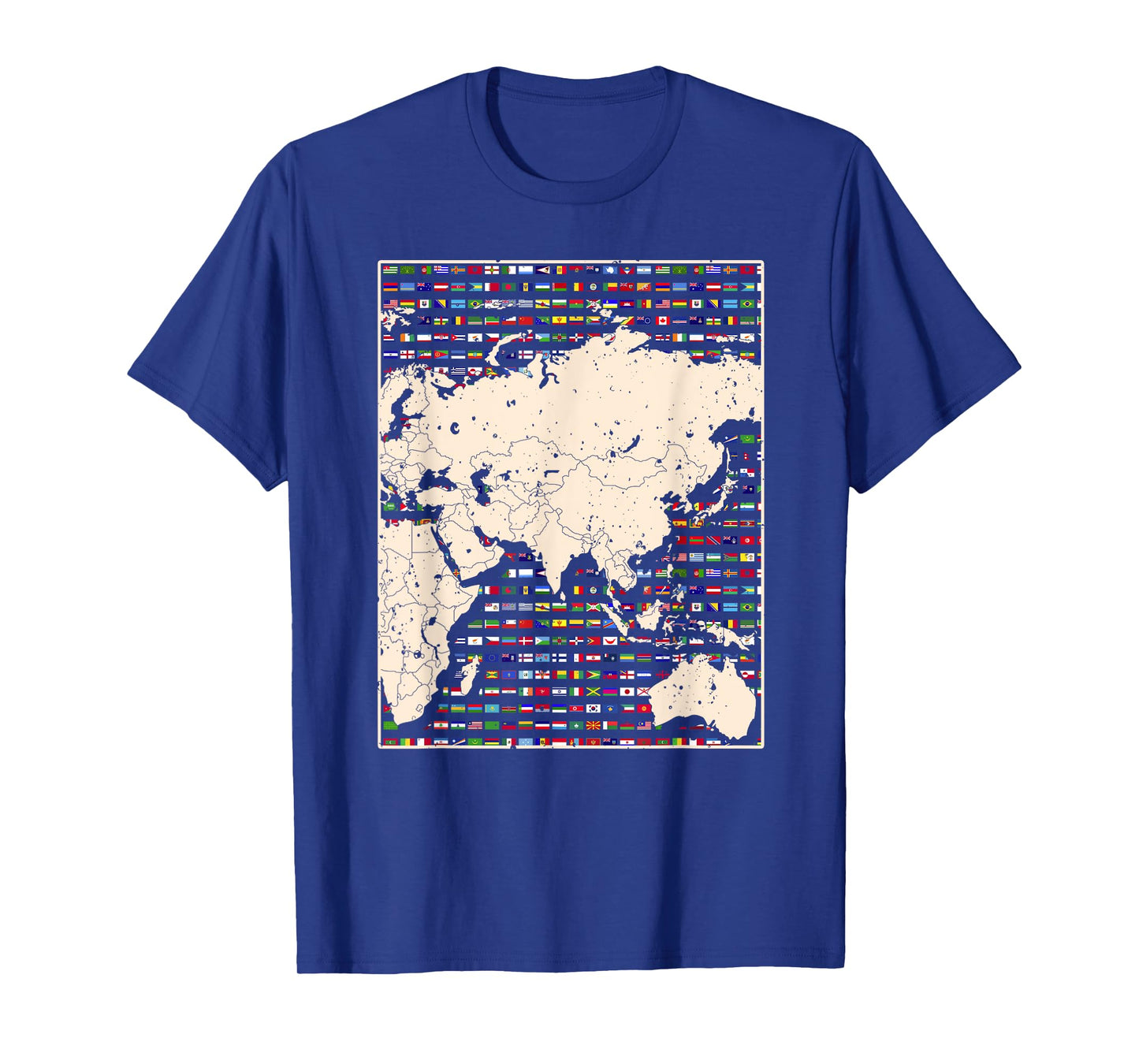 Country Flag Travelling World Map World Flags T-Shirt