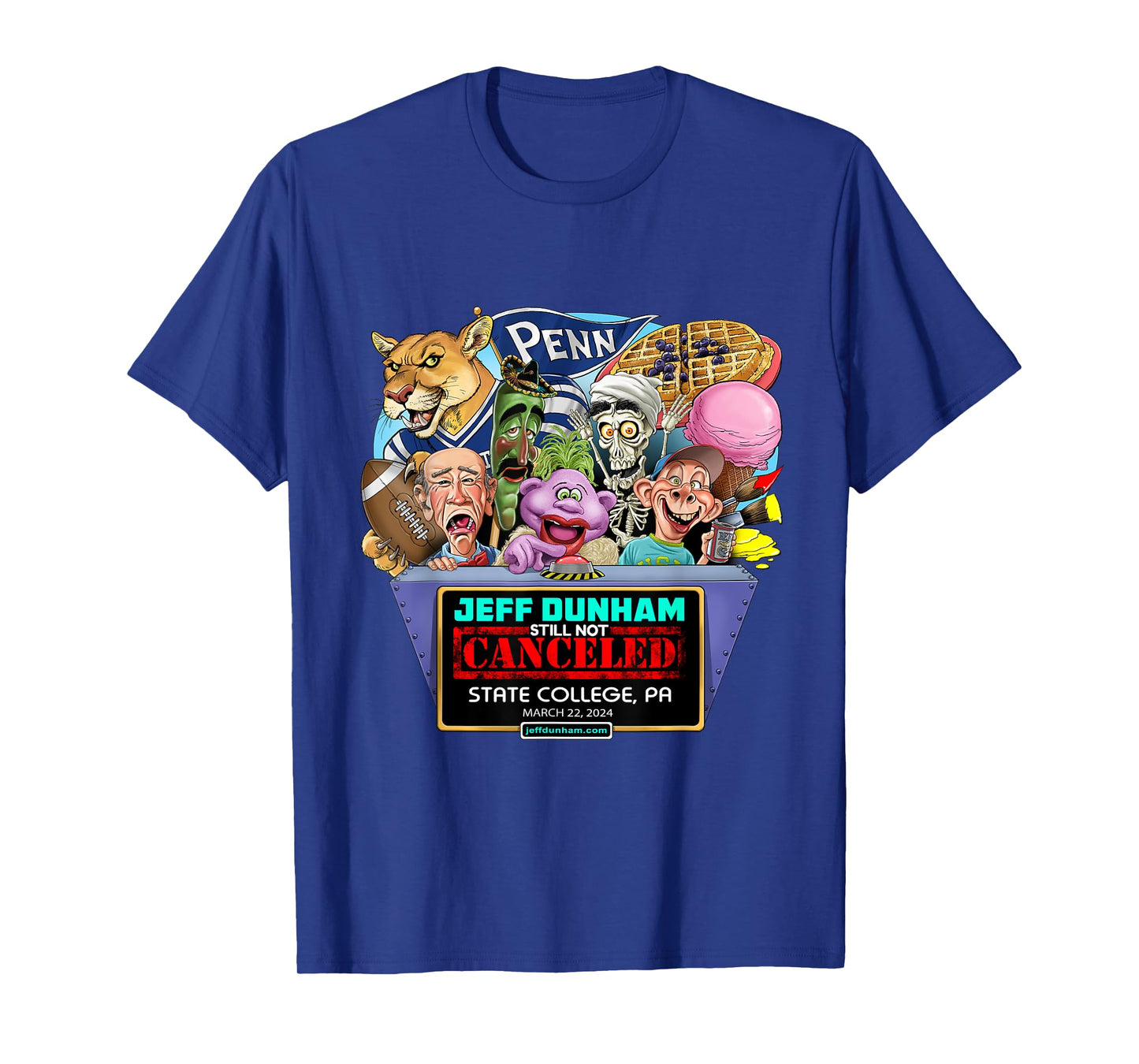 Jeff Dunham State College, PA (2024) T-Shirt