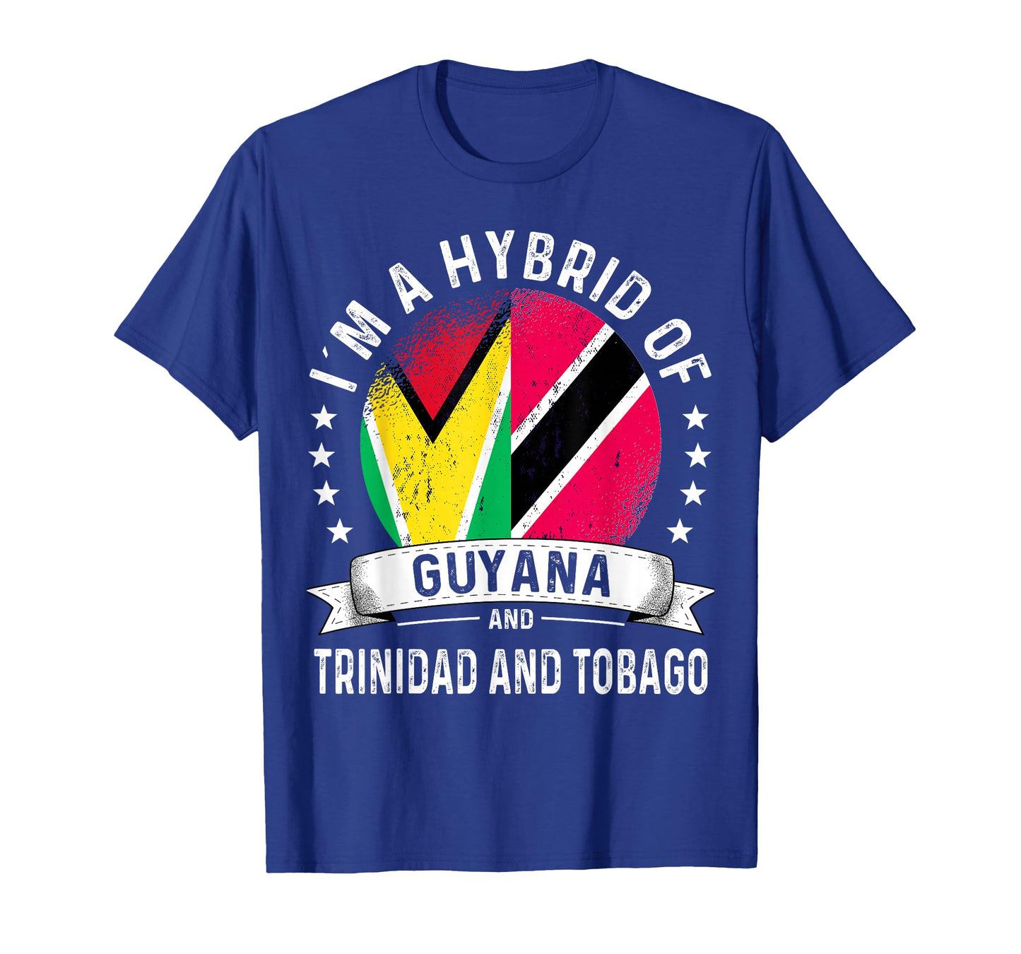 Guyana Flag Trinidad&Tobago Grown Country Trinidadian Flag T-Shirt
