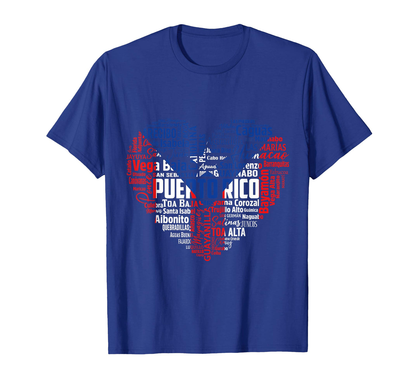 Puerto Rico Cities Flag Puerto Rican roots culture men women T-Shirt