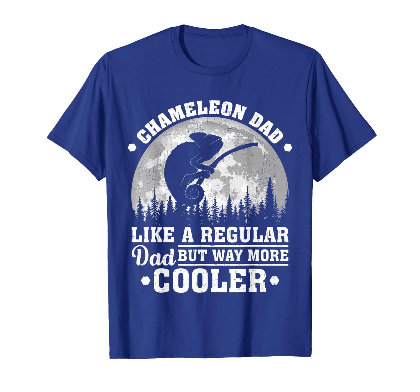 Mens Chameleon Dad Like A Regular Dad Funny Chameleon Fathers Day T-Shirt
