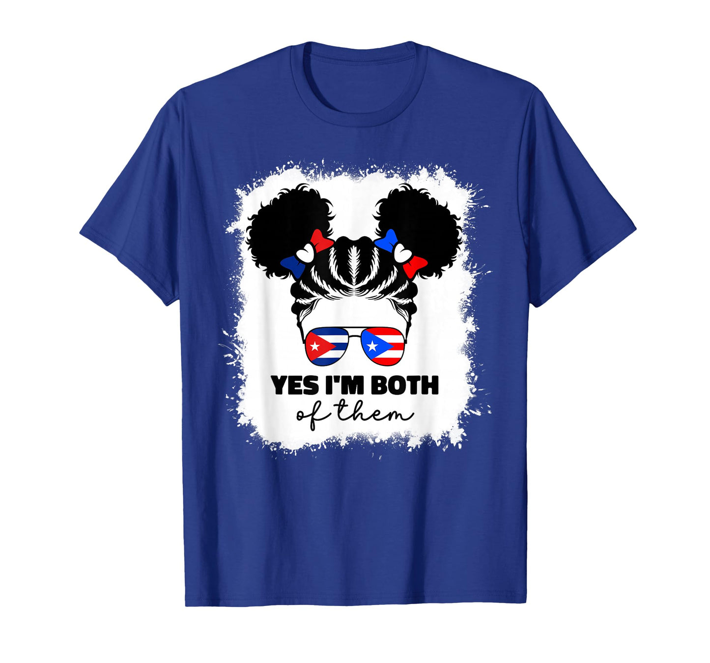 Half Cuban And Puerto Rican Rico Cuba Flag Kids Cubarican T-Shirt