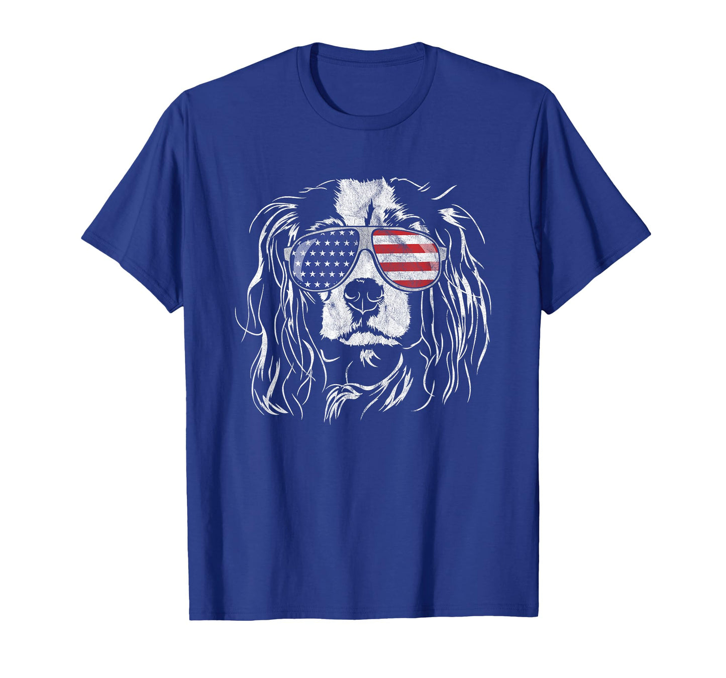 Funny Proud Cavalier King Charles Spaniel Patriotic Dog tee T-Shirt