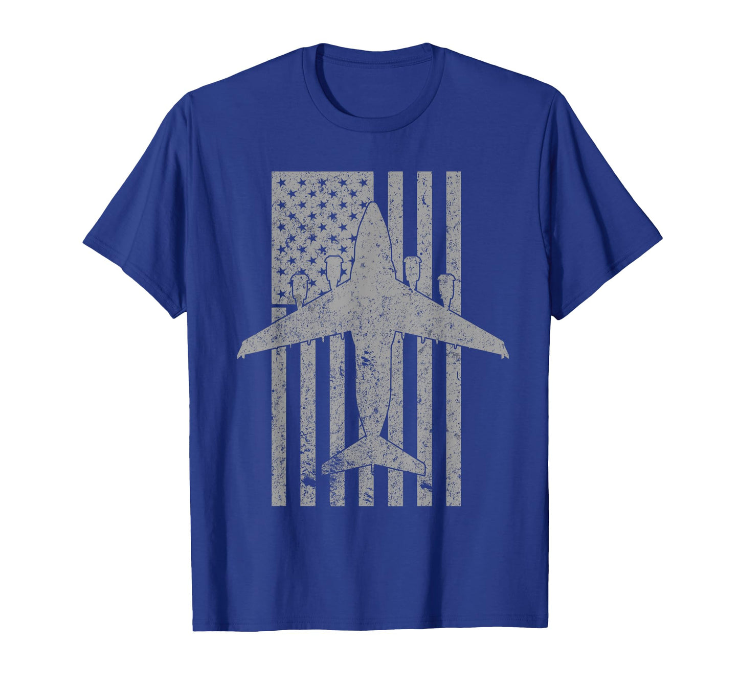 C-17 Globemaster Military Transport Airplane Flag T-Shirt T-Shirt