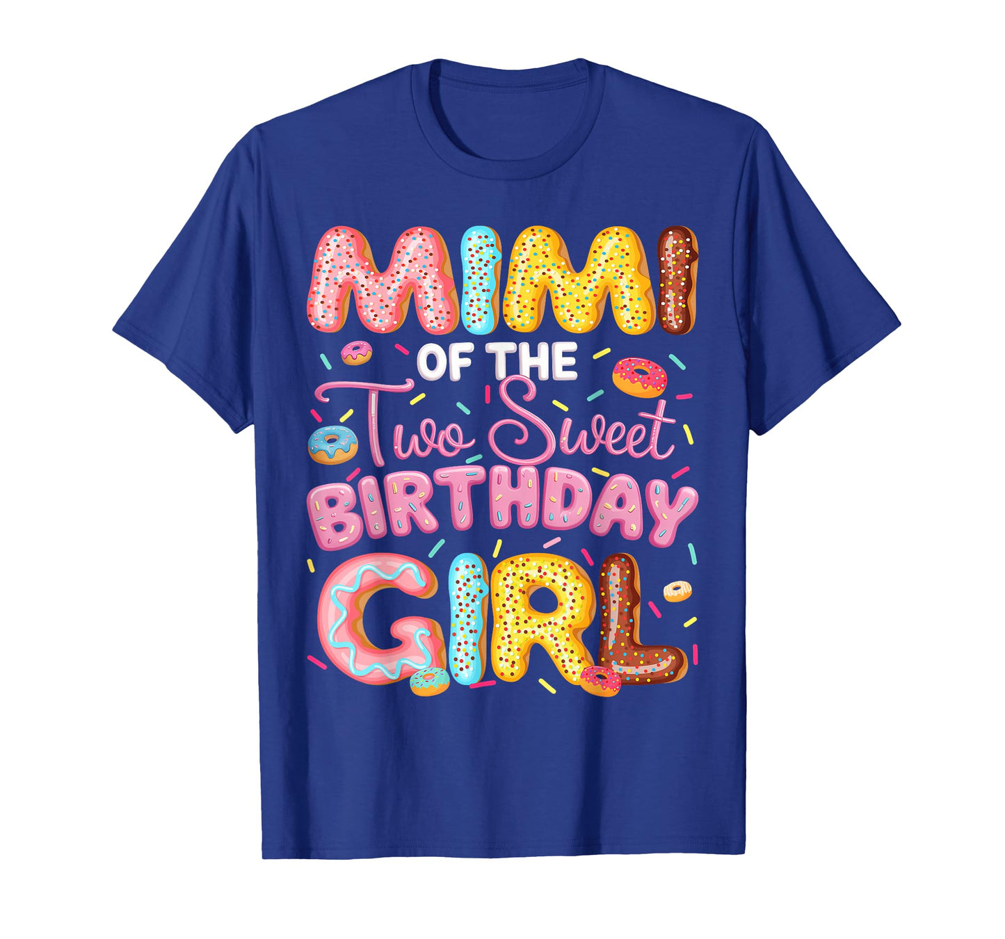 Mimi Of The Two Sweet Birthday Girl Donut 2Nd Birthday T-Shirt