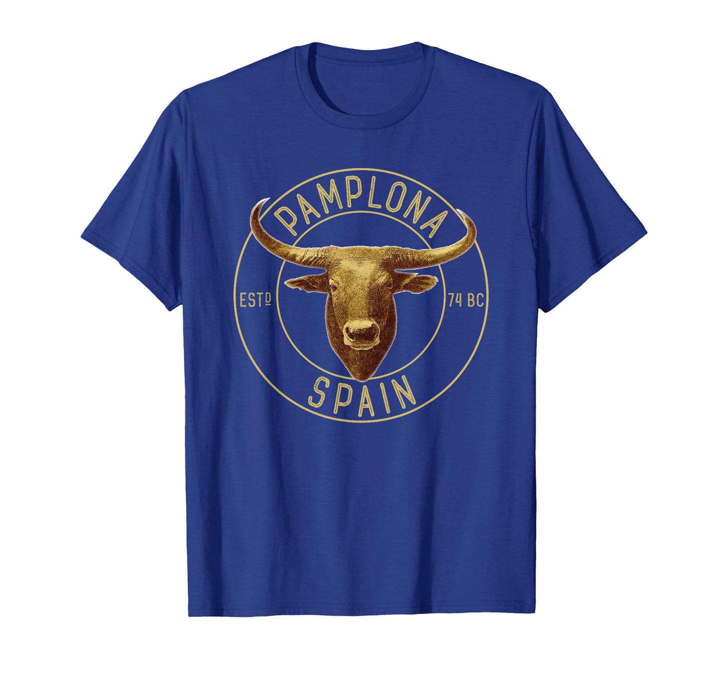 Run With The Bulls Pamplona Spain Adventurers Europe Travel T-Shirt