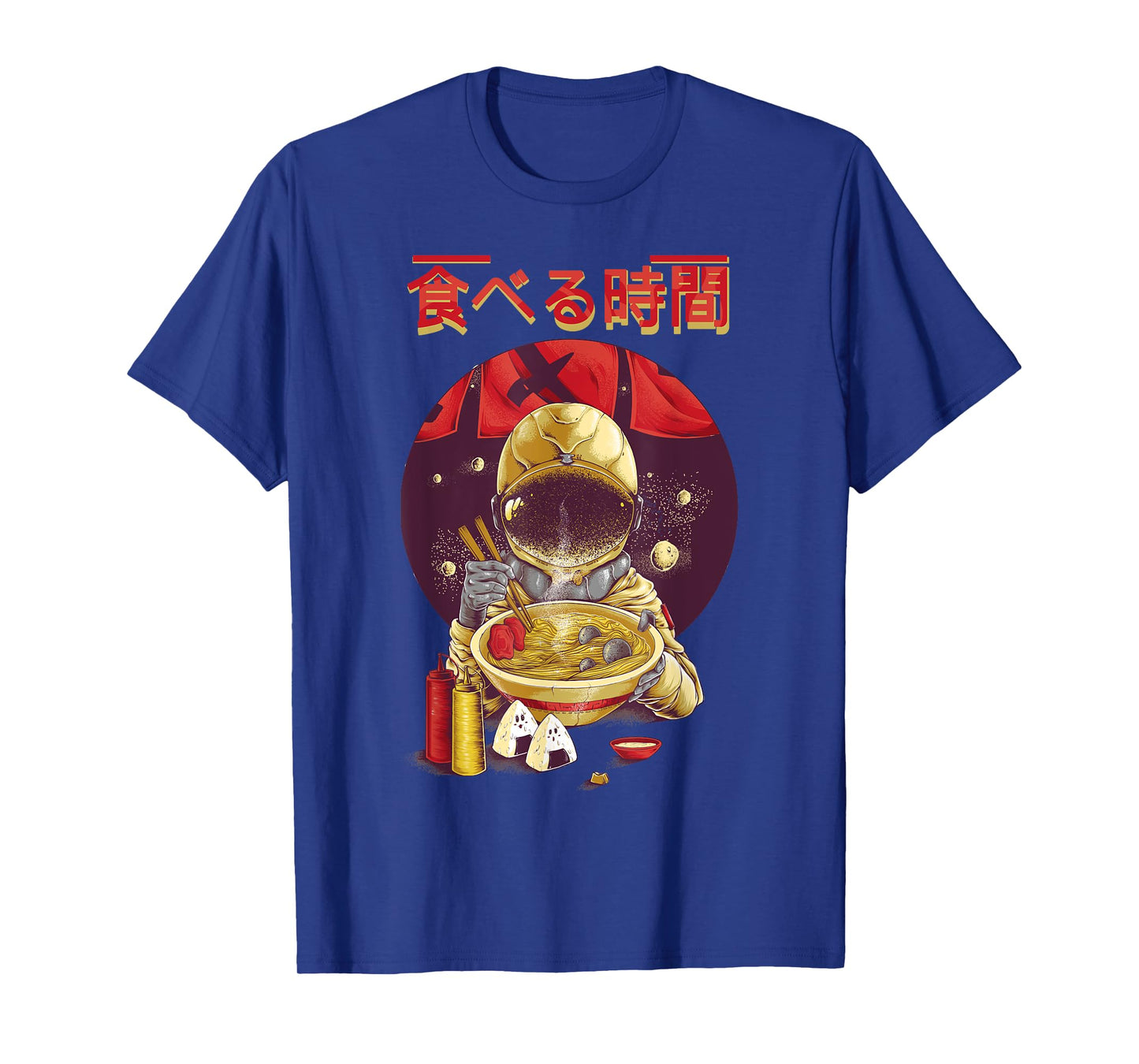 Ramen Astronaut Vintage Kawaii Otaku Japanese Noodles Gift T-Shirt