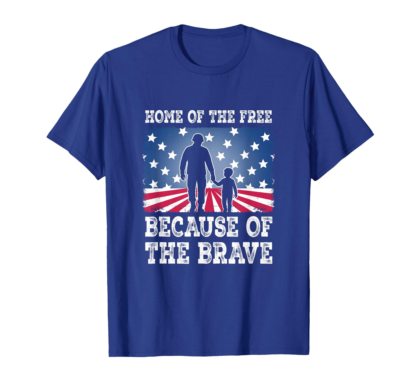 Home of The Free Because of The Brave Patriotic T-Shirt