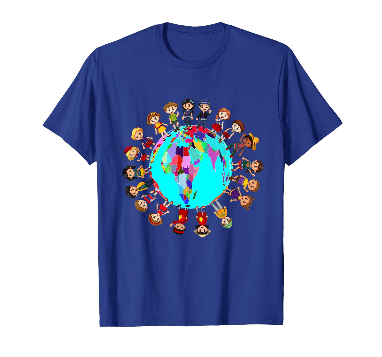 Kids around the world Happy Children Cultural diversity T-Shirt