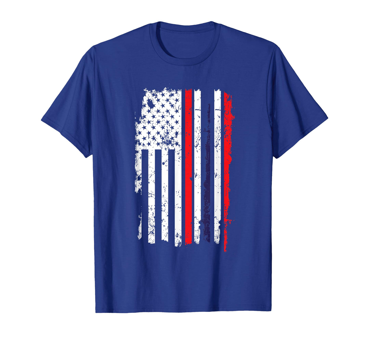 USA US Flag 4th Of July Thin Red Line Thai Flag Thailand T-Shirt