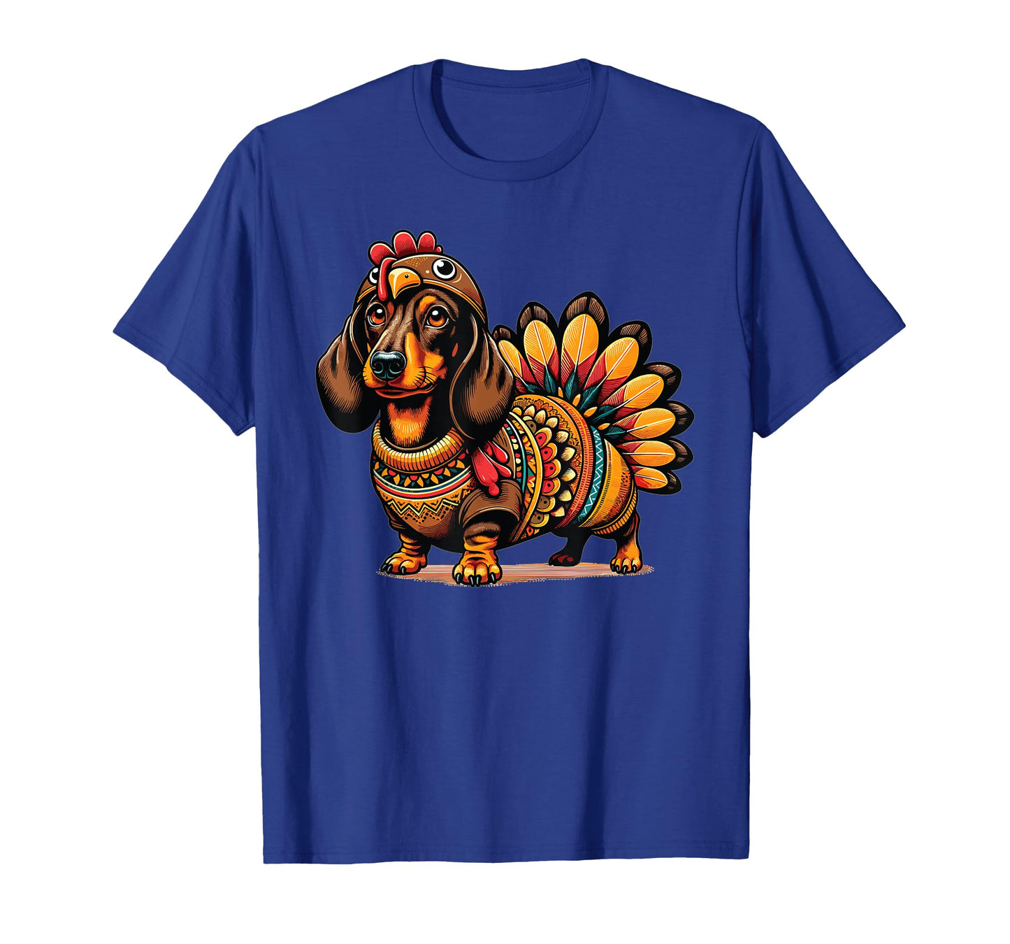 Doxie Dachshund Dog Turkey Costume Women Men Kids Toddler T-Shirt